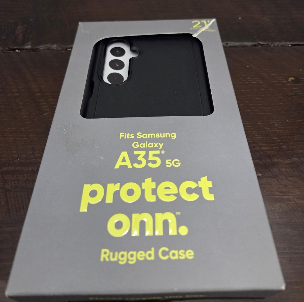 NWT Samsung Galaxy A35 5G Black Rugged Case Never Opened